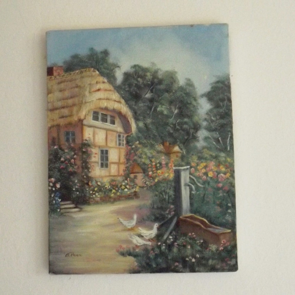 Anna Peer, SF oil painting 12" x 9" (#EV819) - Picture 5 of 7